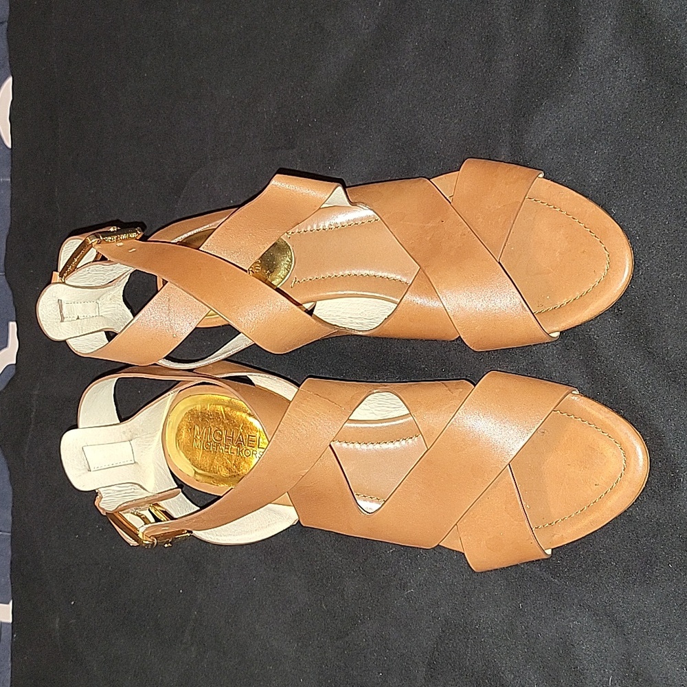 Michael Kors tan sandals